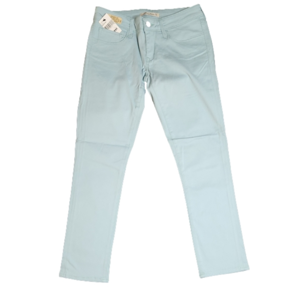 Mavi Jeans NWT Serena Ankle Low Rise Super Skinny Turquoise Blue Size 27